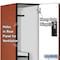 Salsbury Industries Wardrobe Locker, 45" W, 24" D, 76" H, (3) Wide, (6) Openings, Cherry 27364CHE - alternate 4
